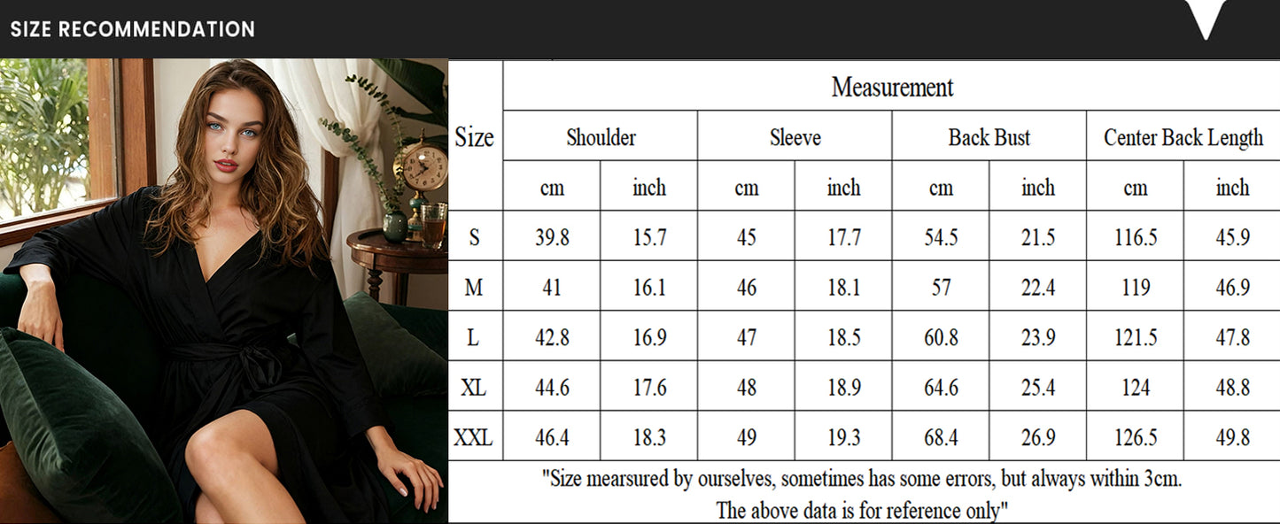 Ekouaer Women Robes Long Knit Bathrobe Lightweight Soft Robes Casual Ladies Loungewear with Pockets