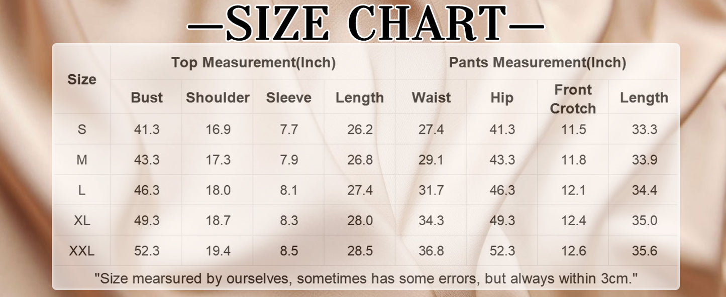 Ekouaer Womens Satin Pajamas Silk Capri Pjs 2 Piece Lounge Sets Short Sleeve Button Down Sleepwear