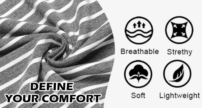 Ekouaer Women's Nightshirt Long Sleeve Button Down Nightgown V-Neck Sleepwear Casual Pajama Dress