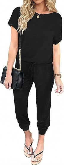 Ekouaer Jumpsuits for Women Dressy Summer Romper Casual Spring Vacation Outfits 2026 One Piece Travel Clothes