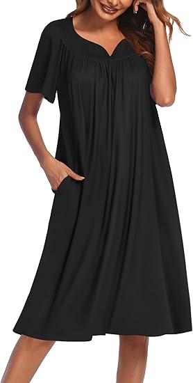 Ekouaer Women's House Dress with Pockets