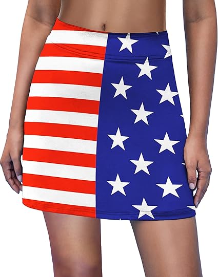 Ekouaer Golf Skorts for Woman High Waisted Active Skort Lightweight Tennis Skirt with 2 Pockets Workout Pickleball Sports