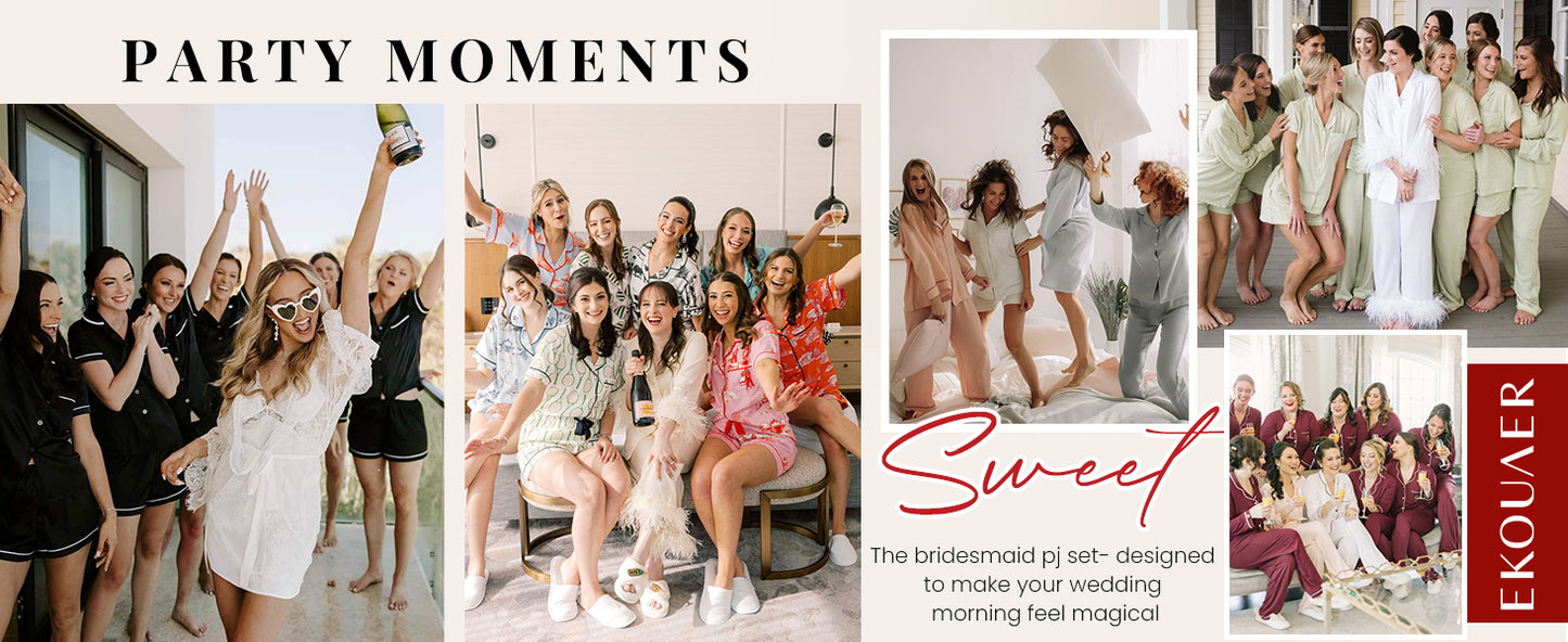 Ekouaer Women's Pajama Sets Button Down Loungewear Short Sleeve Sleepwear 2 Piece Pants Pjs Set with Pockets