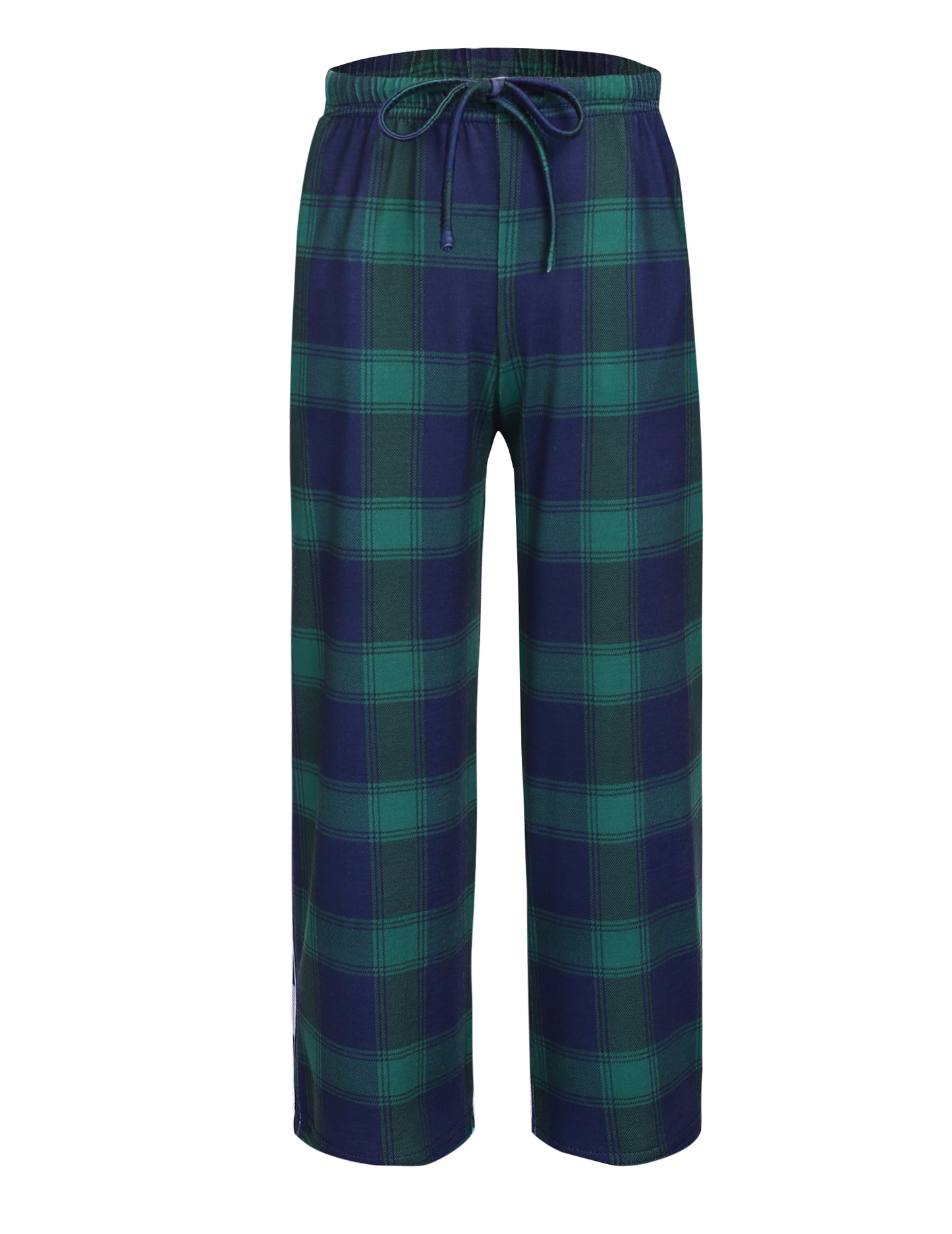 Ekouaer Boys Pajama Pants Long Sleep Soft Elastic Waist Bottoms Plaid Lounge With 2 Pockets 4-14 Years