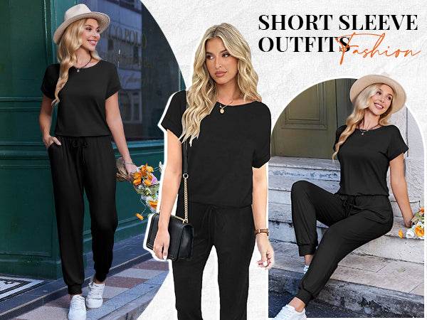 Ekouaer Jumpsuits for Women Dressy Summer Romper Casual Spring Vacation Outfits 2026 One Piece Travel Clothes